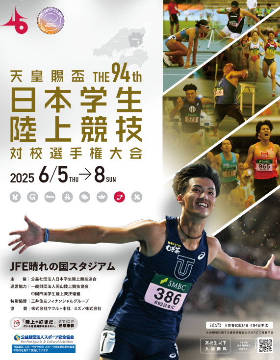 天皇賜盃第94回日本学生陸上競技対校選手権大会